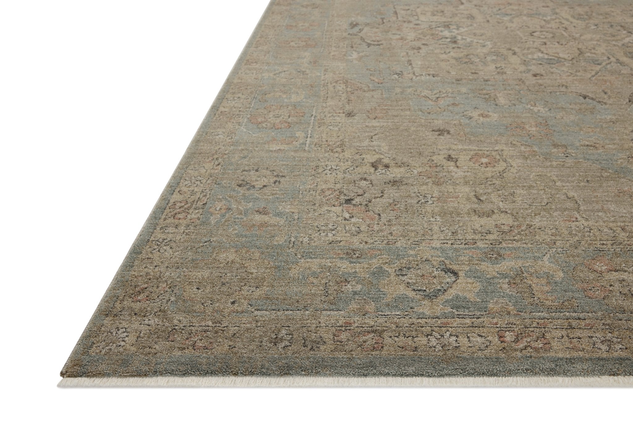 Loloi Briar Sky / Moss Area Rug White Cliff Studio Area Rug
