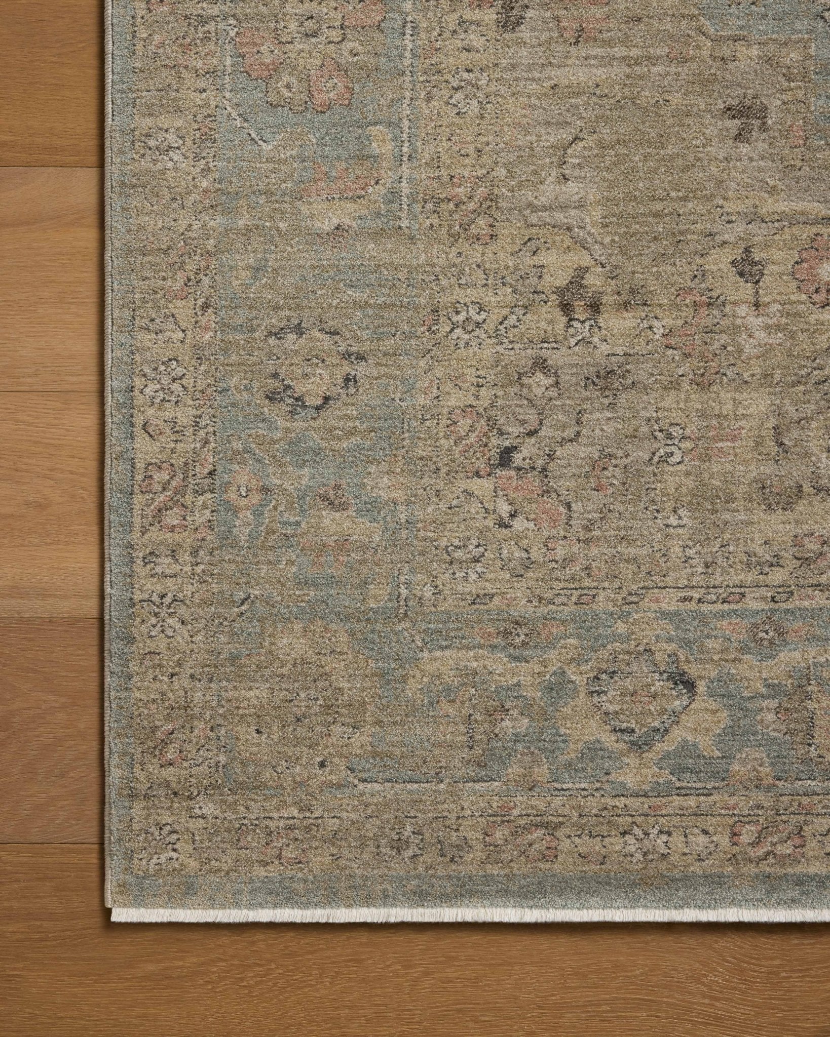 Loloi Briar Sky / Moss Area Rug White Cliff Studio Area Rug