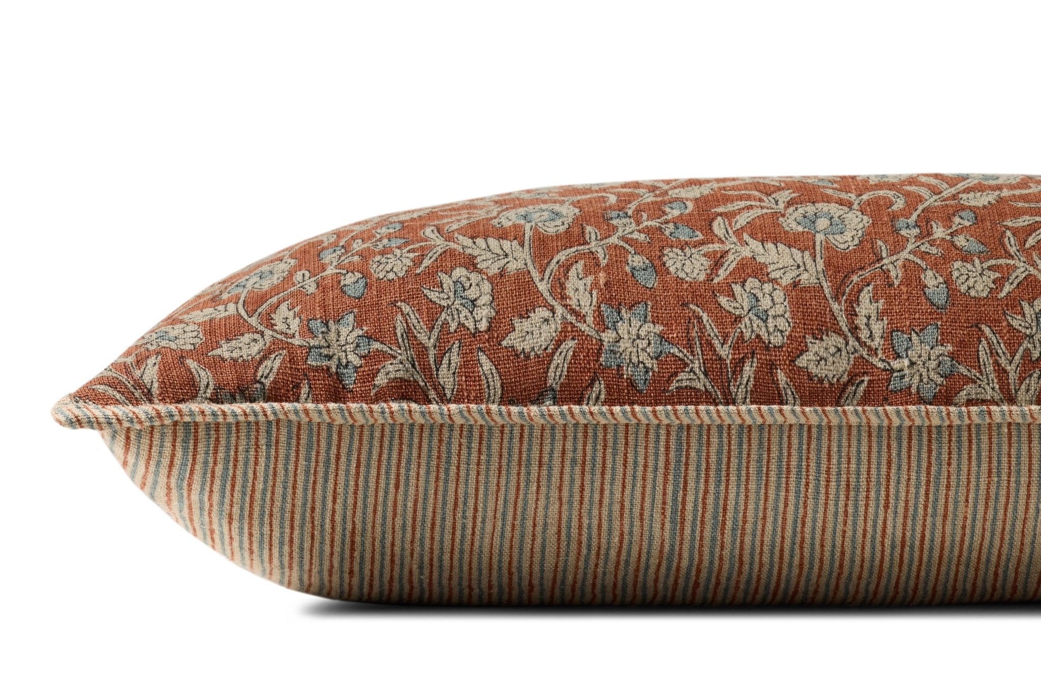 Loloi Brick / Multi Pillow White Cliff Studio Pillow