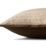Loloi Brown / Ivory Pillow White Cliff Studio Pillow