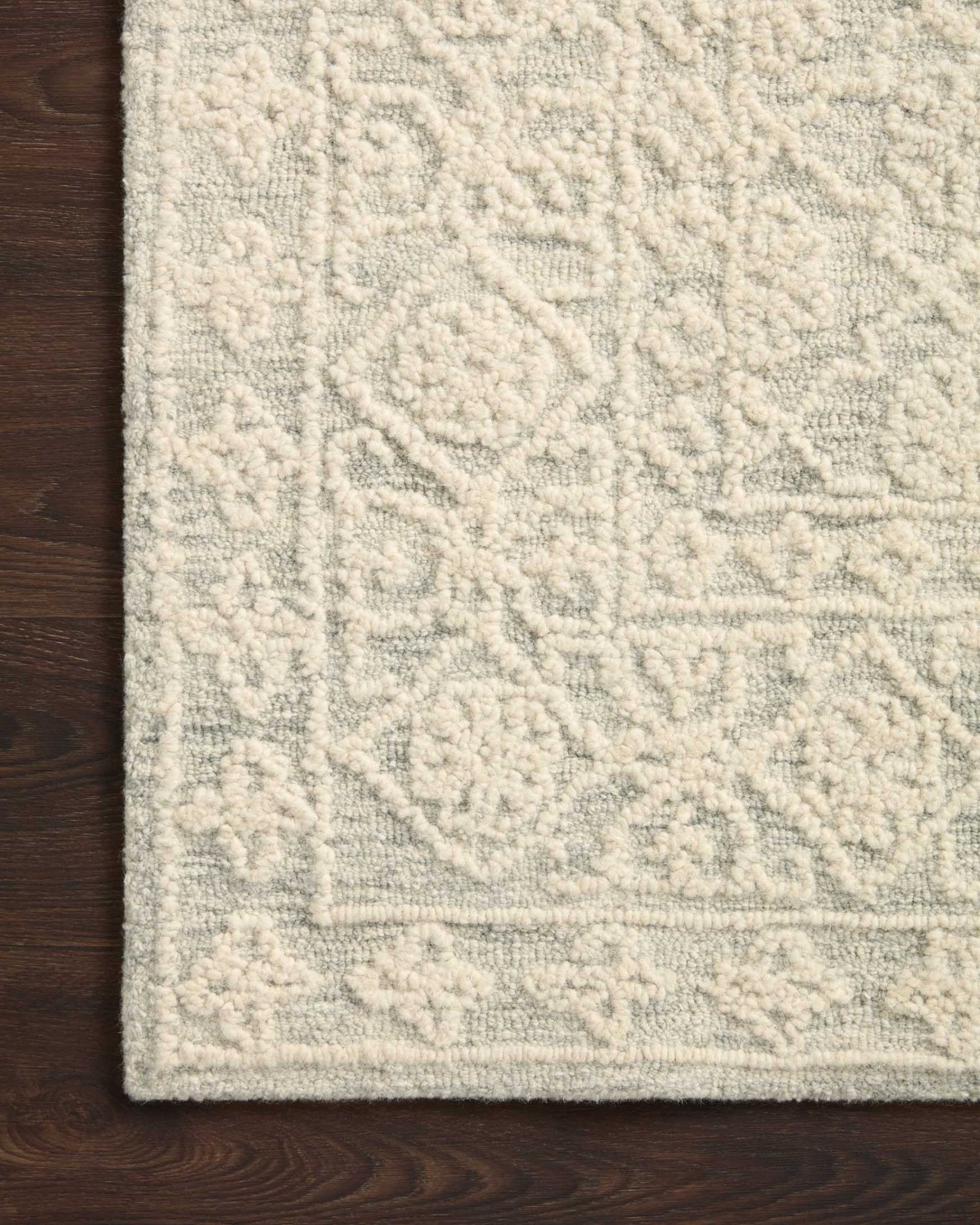 Loloi Cecelia Mist / Ivory Rug White Cliff Studio Area Rugs