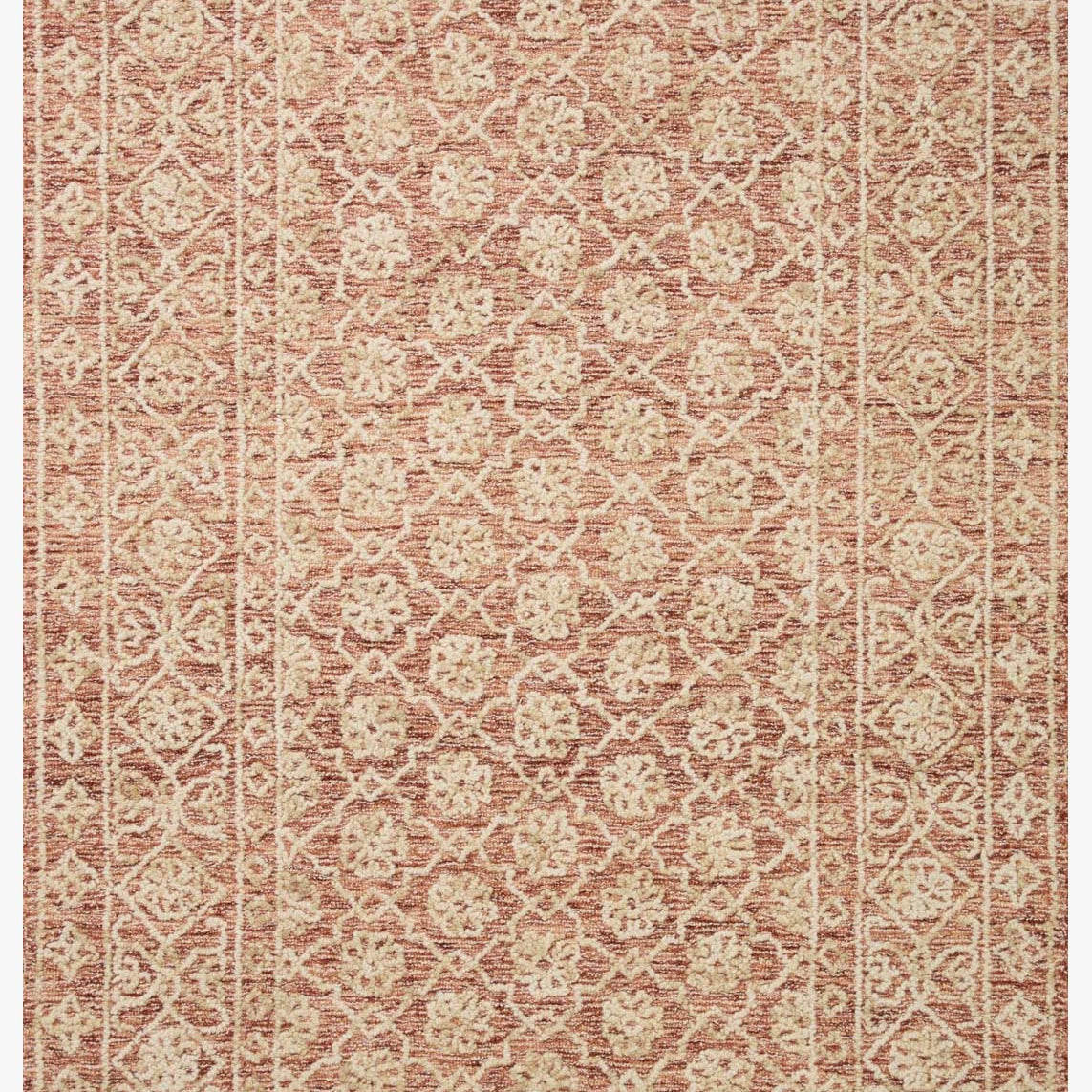 Loloi Cecelia Rust / Natural Rug White Cliff Studio Area Rugs