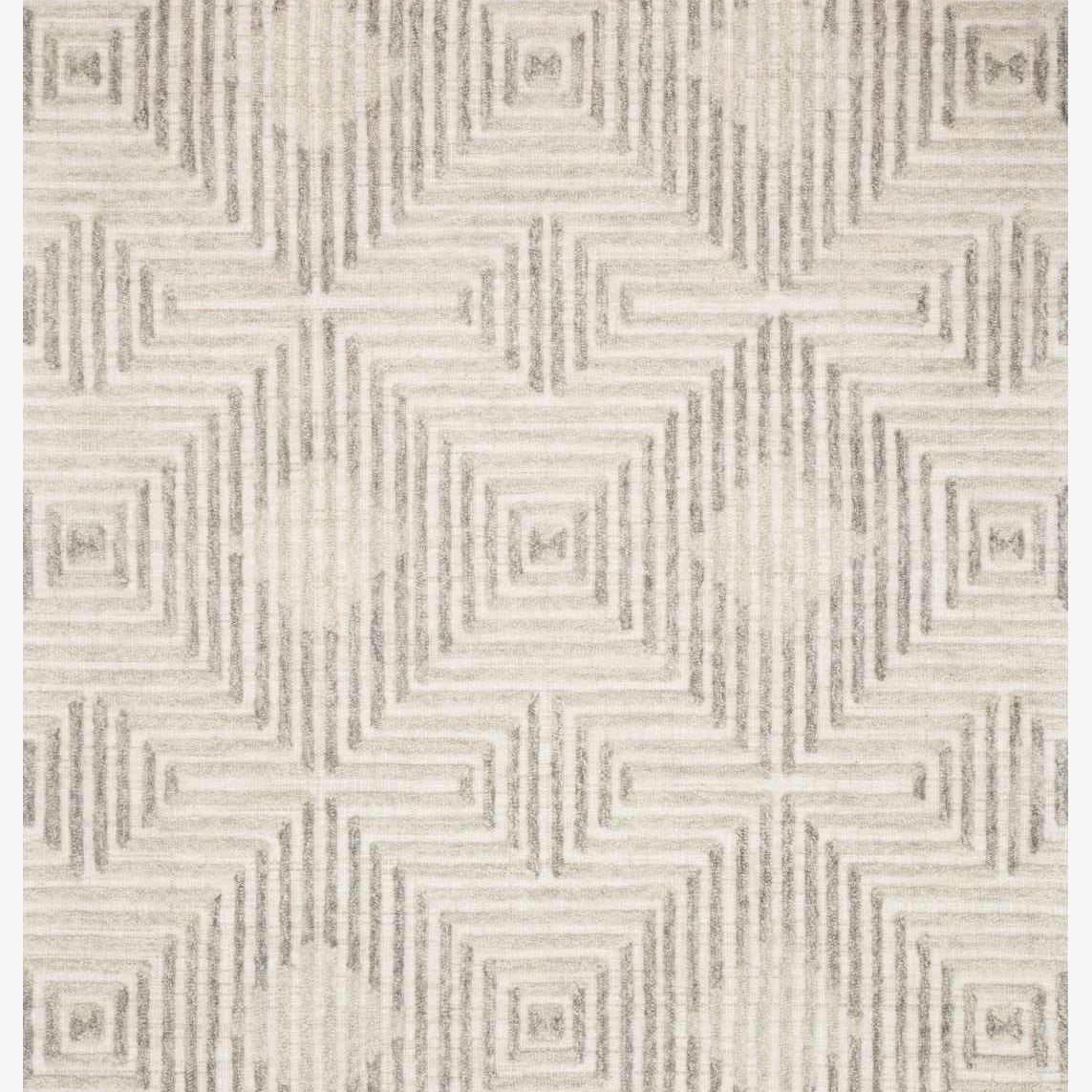 Loloi Ehren Grey / Silver Rug White Cliff Studio Area Rugs