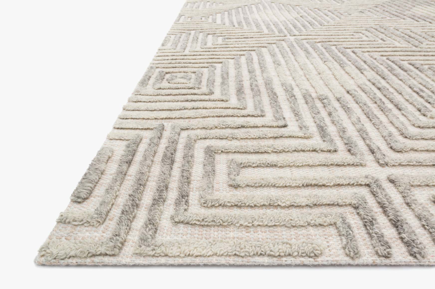 Loloi Ehren Grey / Silver Rug White Cliff Studio Area Rugs