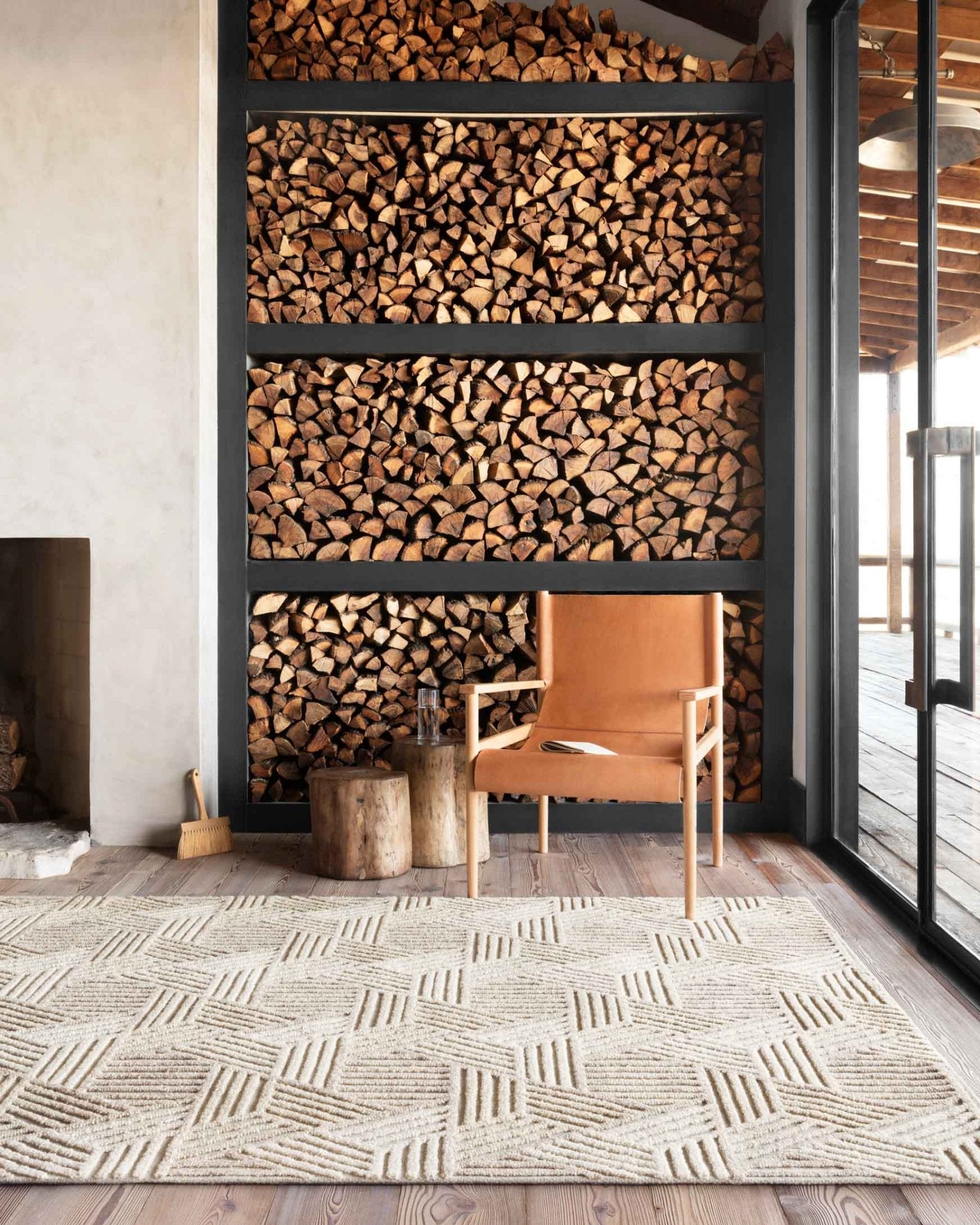 Loloi Ehren Oatmeal / Ivory Rug White Cliff Studio Area Rugs