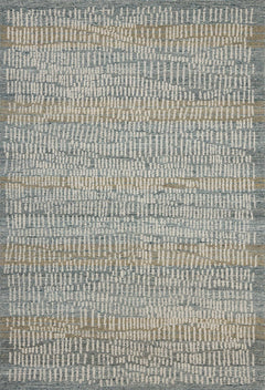 Loloi Elias Ocean / Oatmeal Sample Rug White Cliff Studio Sample Rug