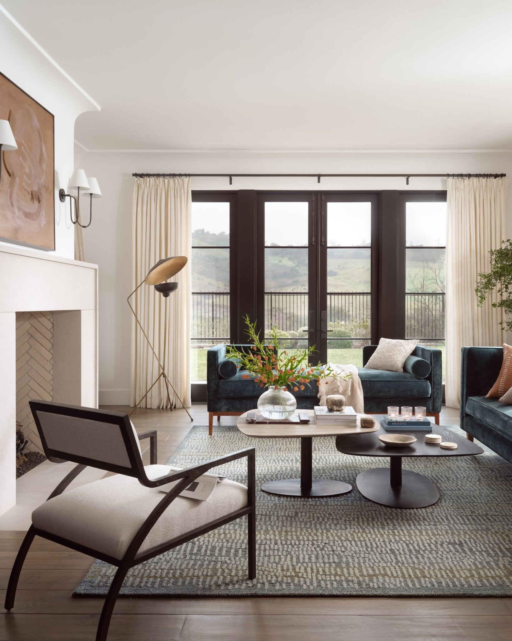 Loloi Elias Ocean / Oatmeal Sample Rug White Cliff Studio Sample Rug