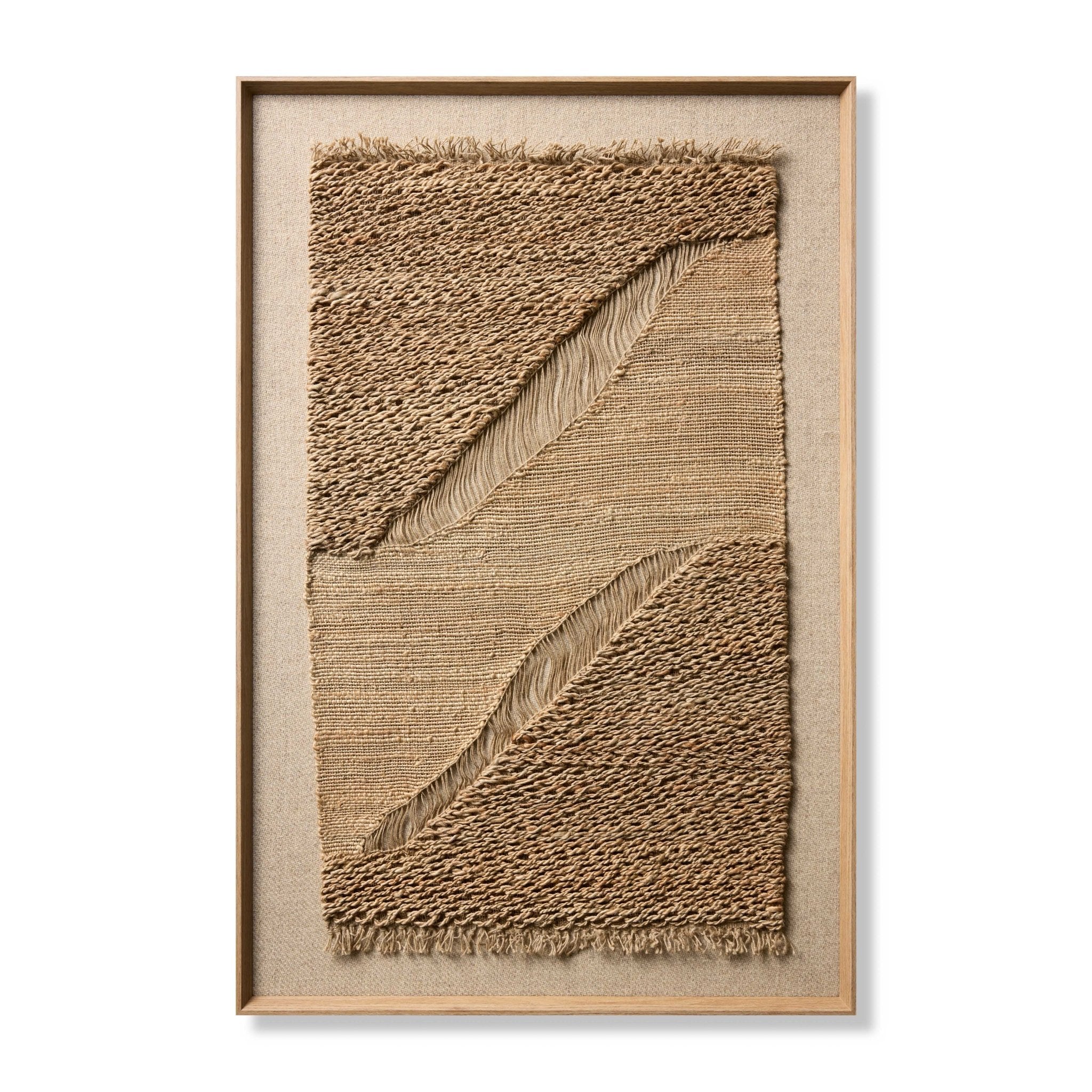 Loloi Field Natural Wall Art White Cliff Studio Wall Art