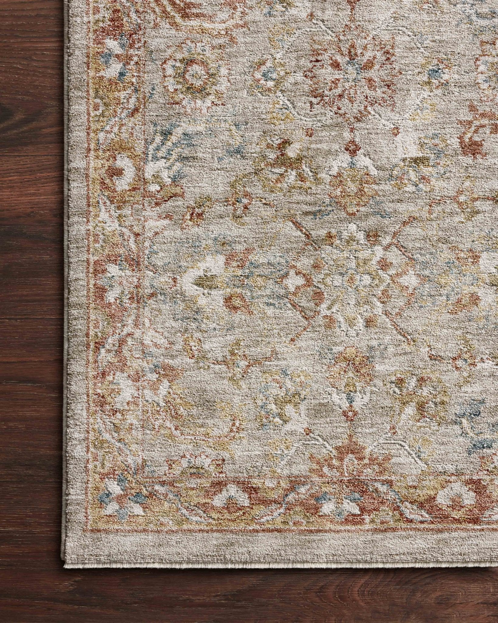 Loloi Gaia Natural / Multi Area Rug White Cliff Studio Area Rug