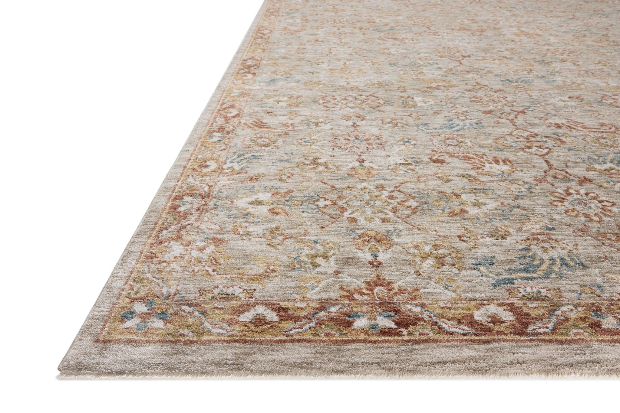 Loloi Gaia Natural / Multi Area Rug White Cliff Studio Area Rug