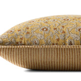Loloi Gold / Multi Pillow White Cliff Studio Pillow