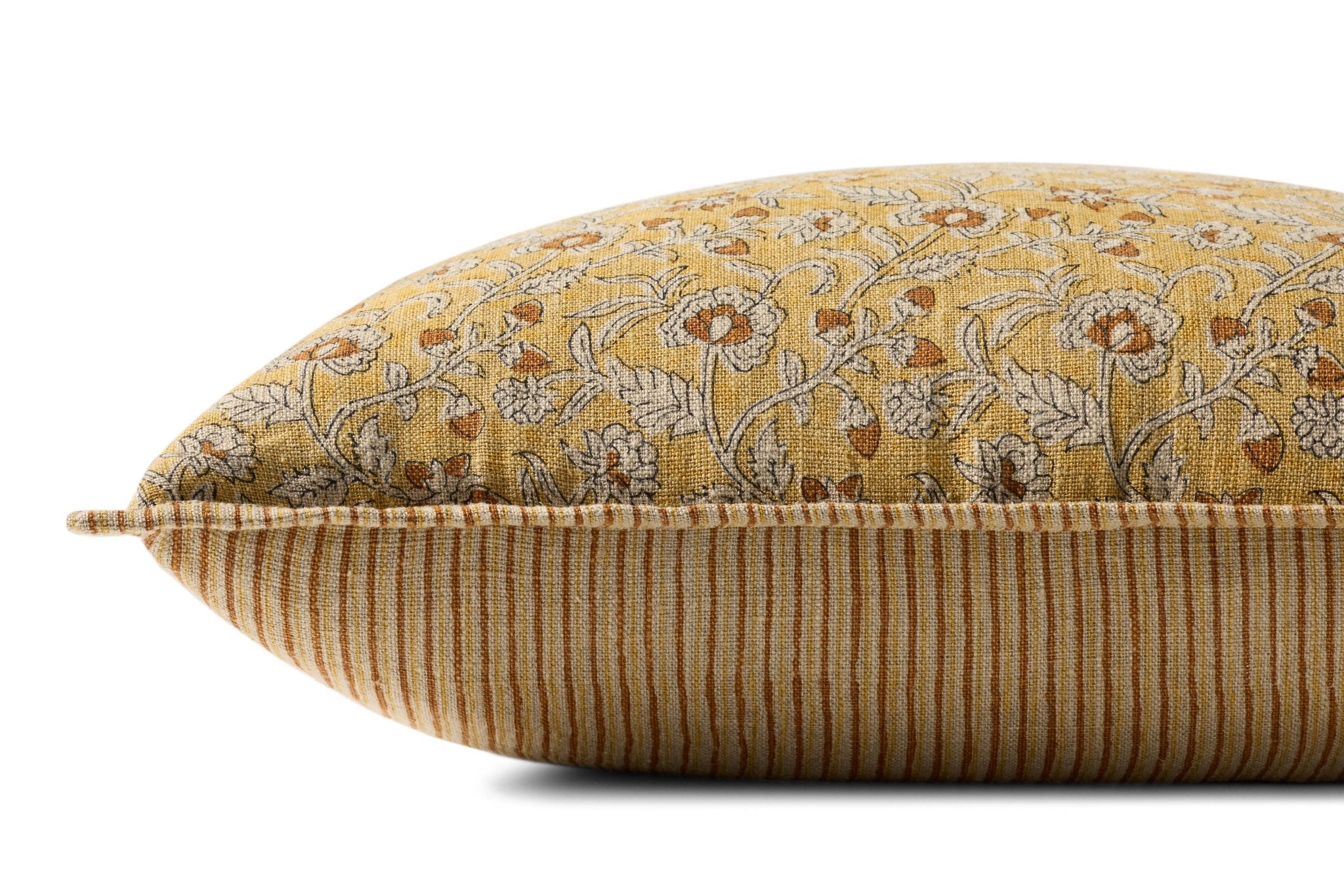 Loloi Gold / Multi Pillow White Cliff Studio Pillow