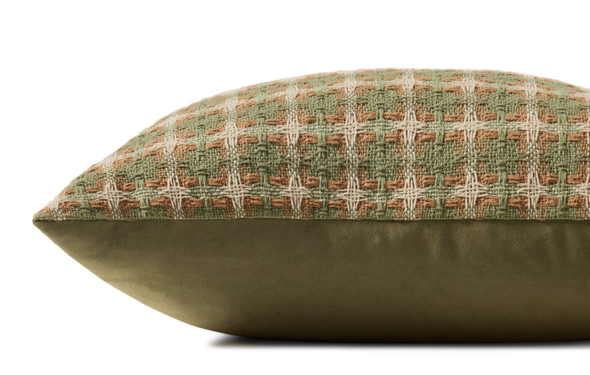 Loloi Green / Multi Pillow White Cliff Studio Pillow