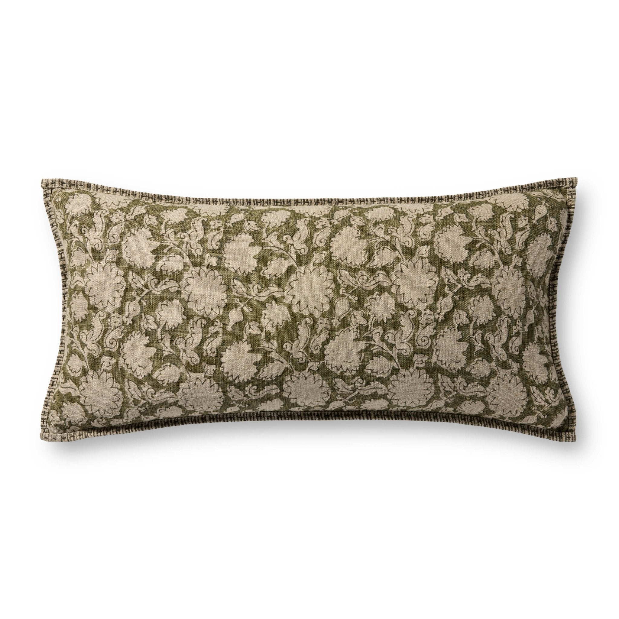 Loloi Green Pillow White Cliff Studio Pillow