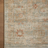 Loloi Heritage Aqua / Terracotta Rug