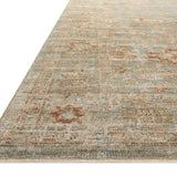 Loloi Heritage Aqua / Terracotta Rug