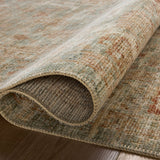 Loloi Heritage Aqua / Terracotta Rug