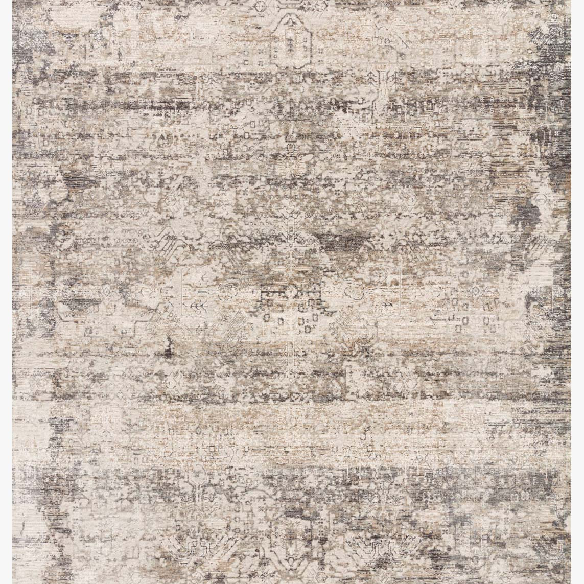 Loloi Homage Graphite / Beige Rug White Cliff Studio Area Rugs