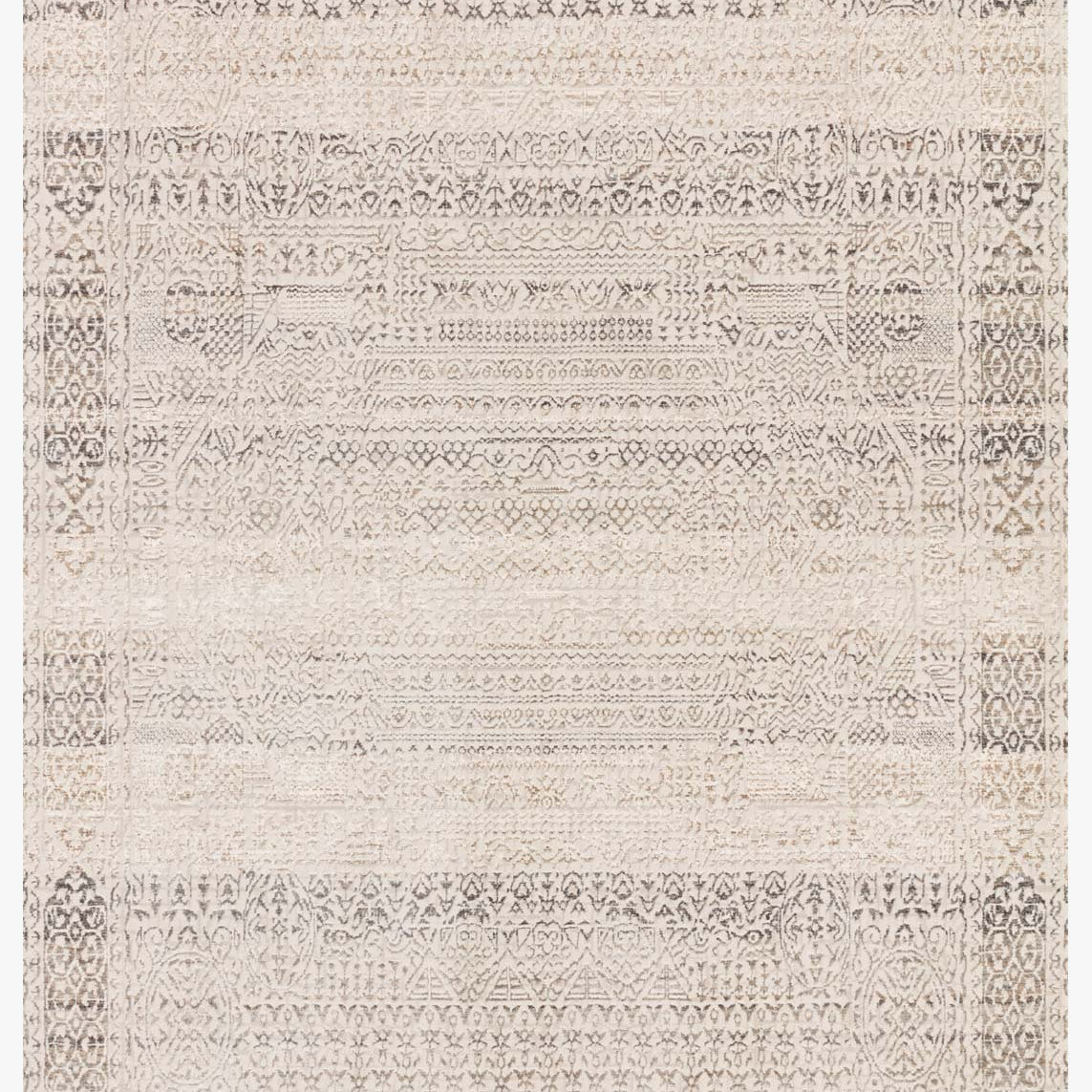 Loloi Homage Ivory / Silver Rug White Cliff Studio Area Rugs