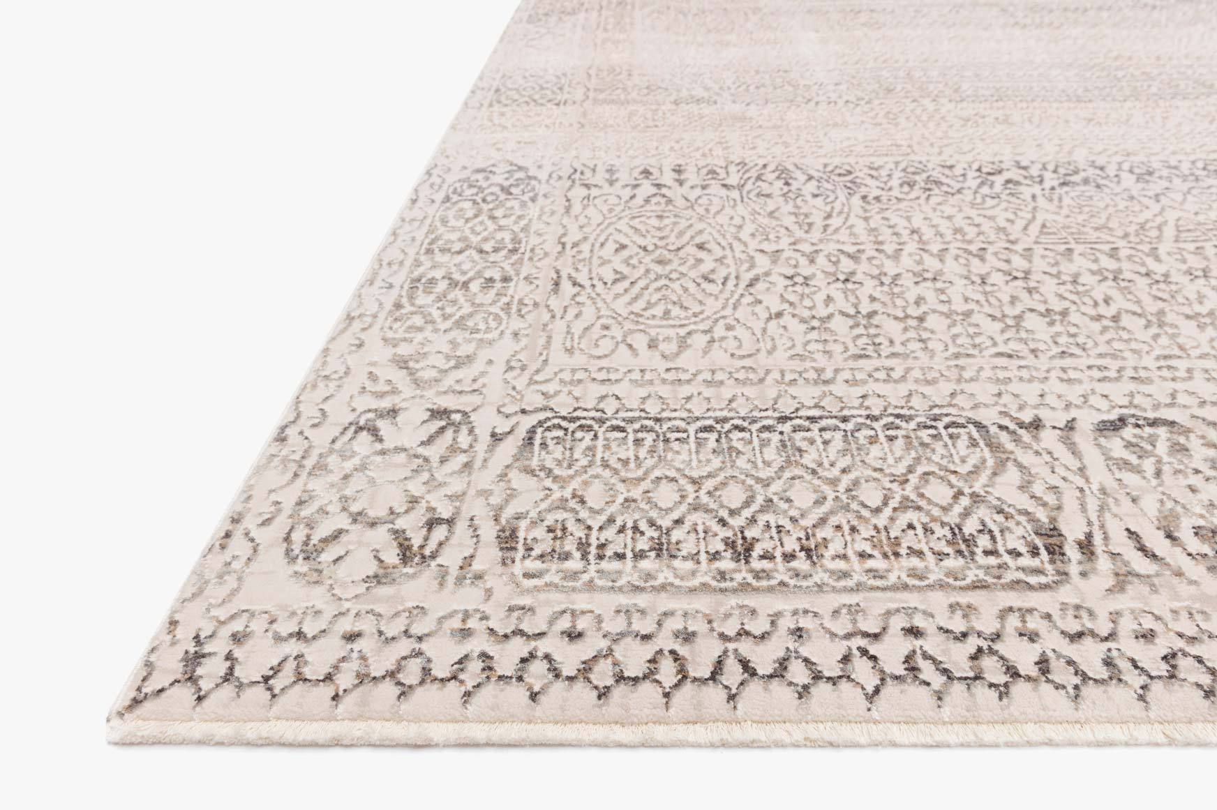 Loloi Homage Ivory / Silver Rug White Cliff Studio Area Rugs