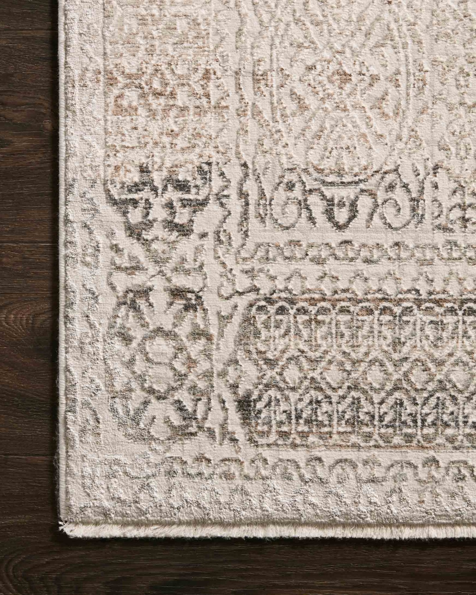 Loloi Homage Ivory / Silver Rug White Cliff Studio Area Rugs
