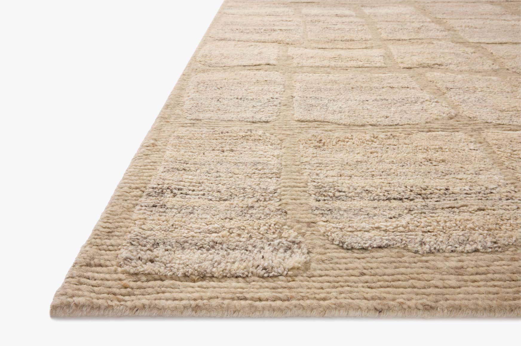 Loloi Hughes Natural Rug White Cliff Studio Area Rugs