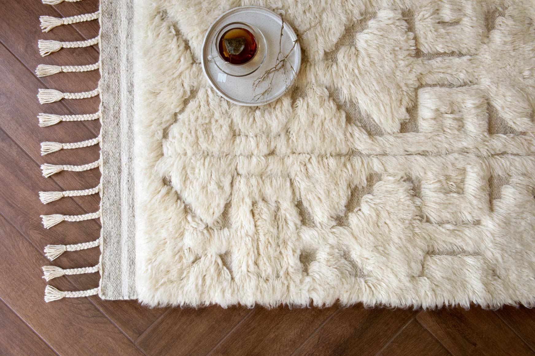 Loloi Hygge Oatmeal / Ivory Rug White Cliff Studio Area Rugs