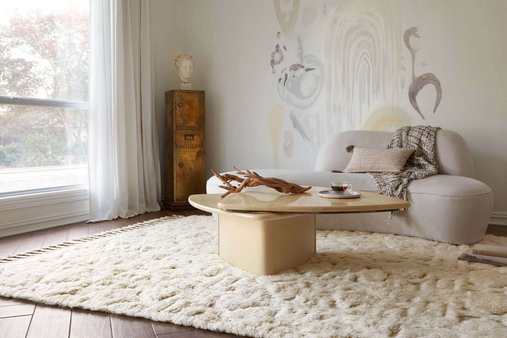 Loloi Hygge Oatmeal / Ivory Rug White Cliff Studio Area Rugs