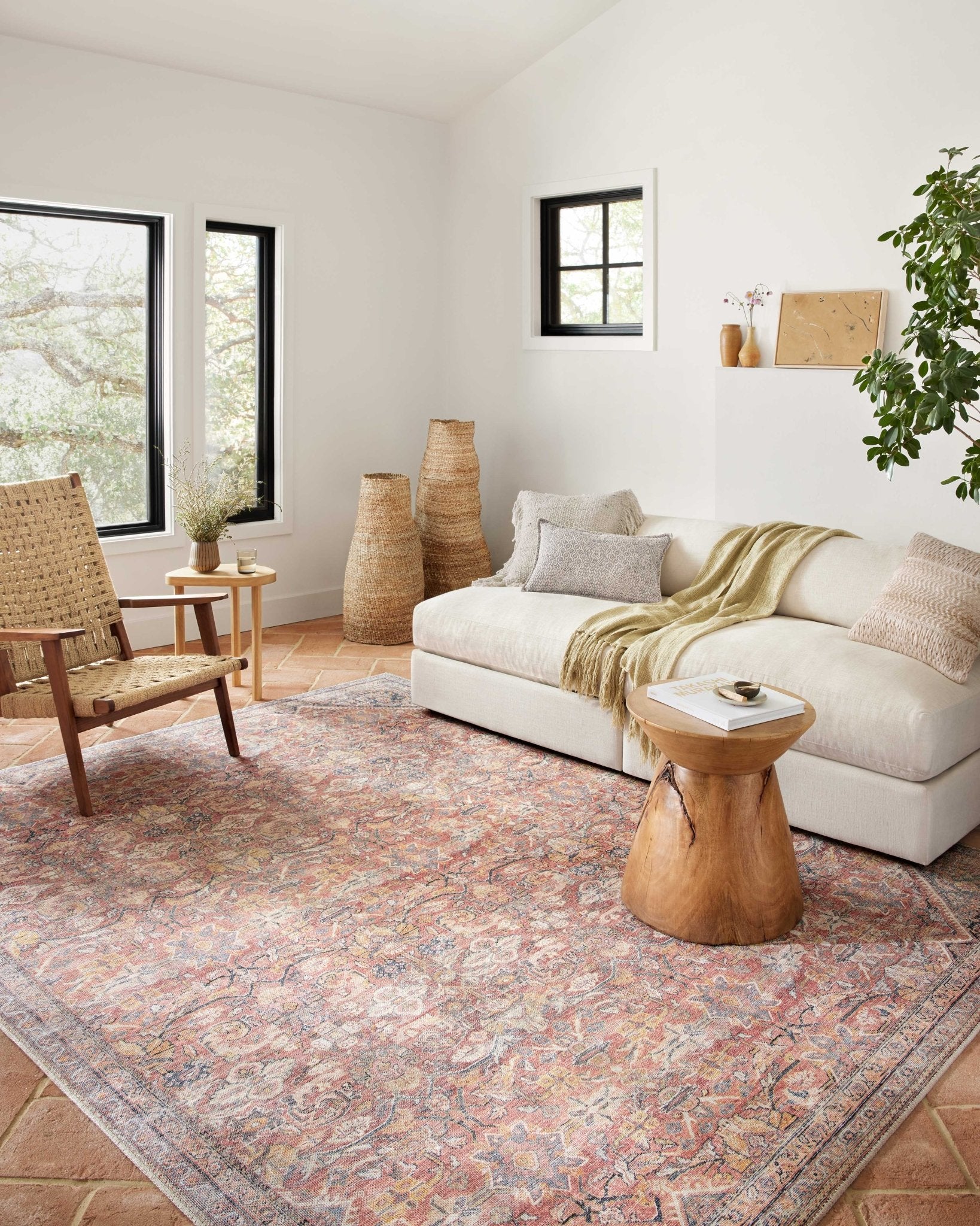 Loloi II Adrian Rust / Denim Rug