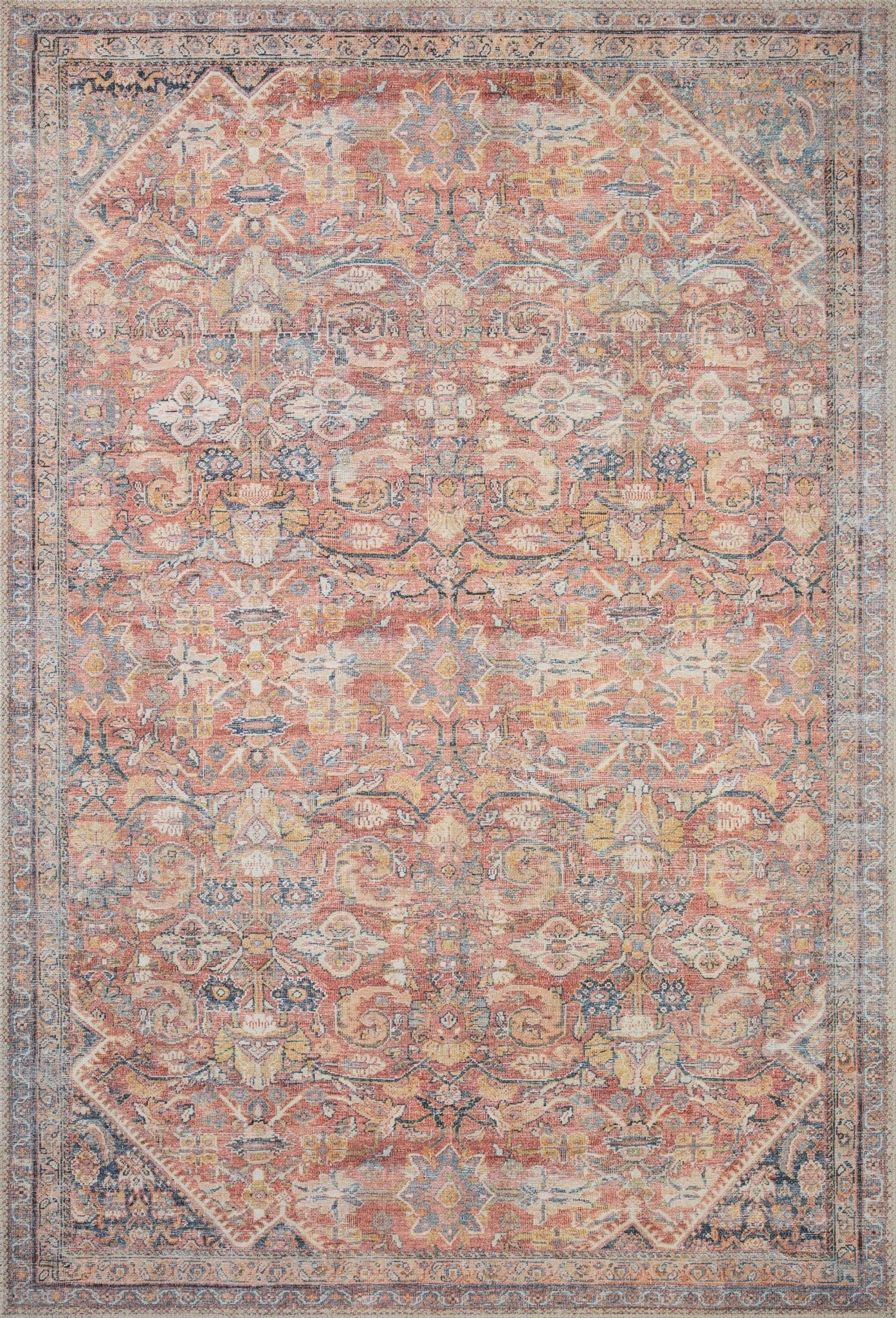 Loloi II Adrian Rust / Denim Rug