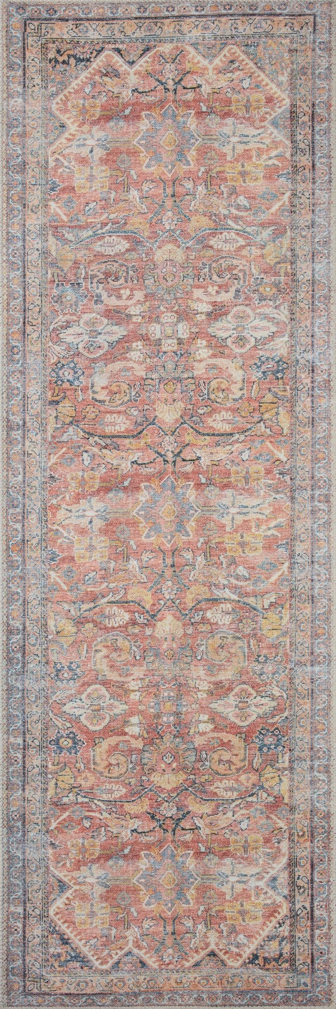 Loloi II Adrian Rust / Denim Rug