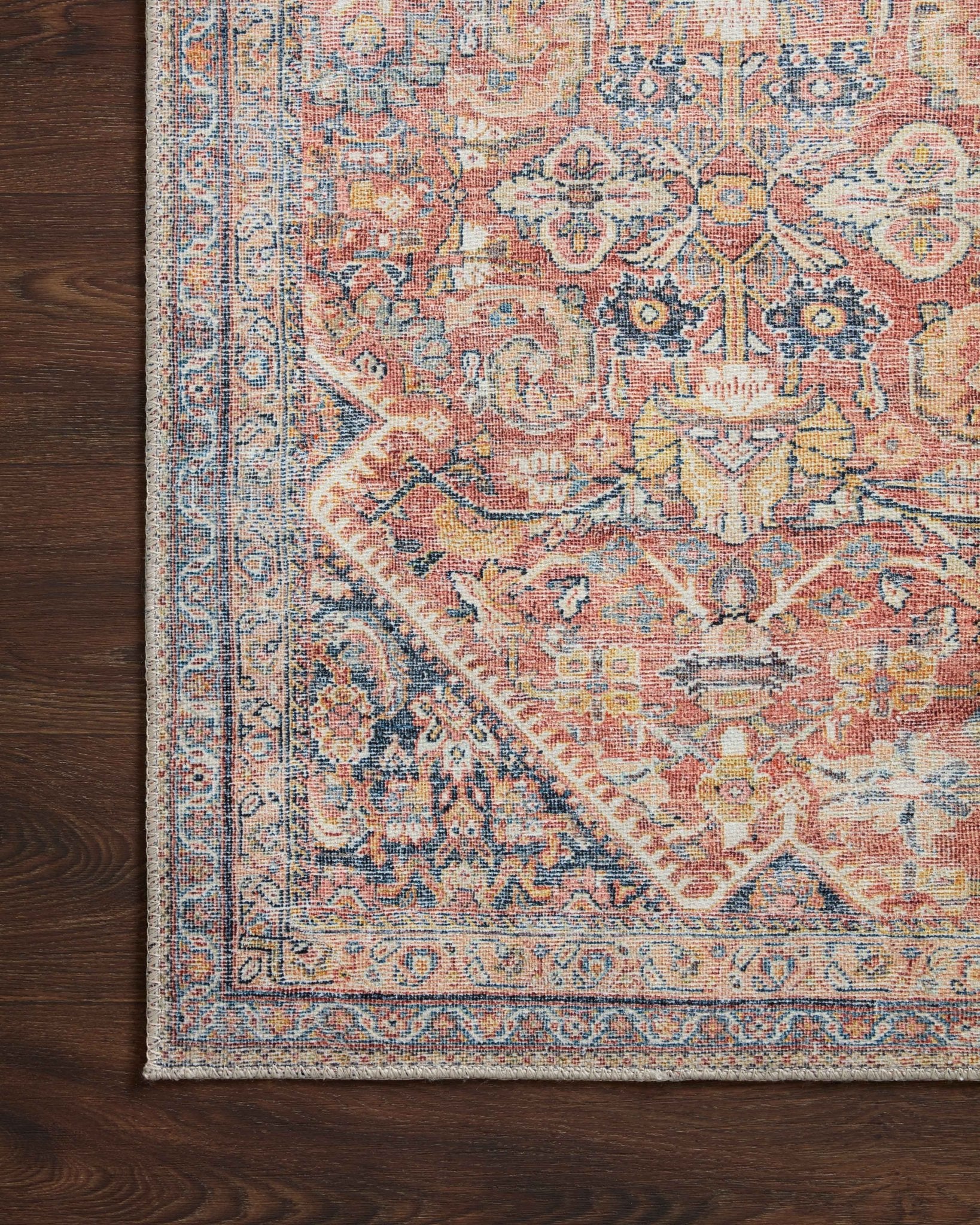 Loloi II Adrian Rust / Denim Rug