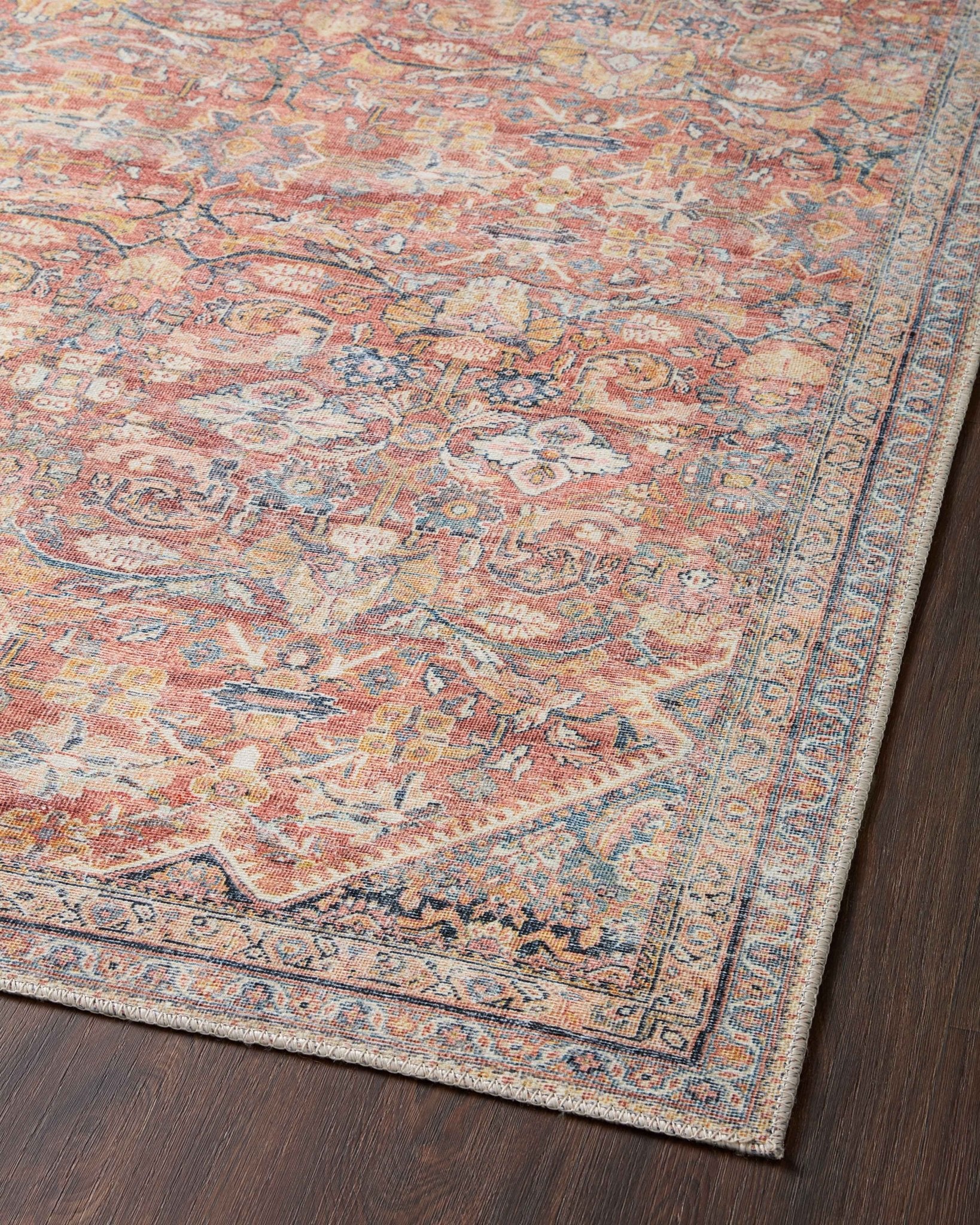 Loloi II Adrian Rust / Denim Rug