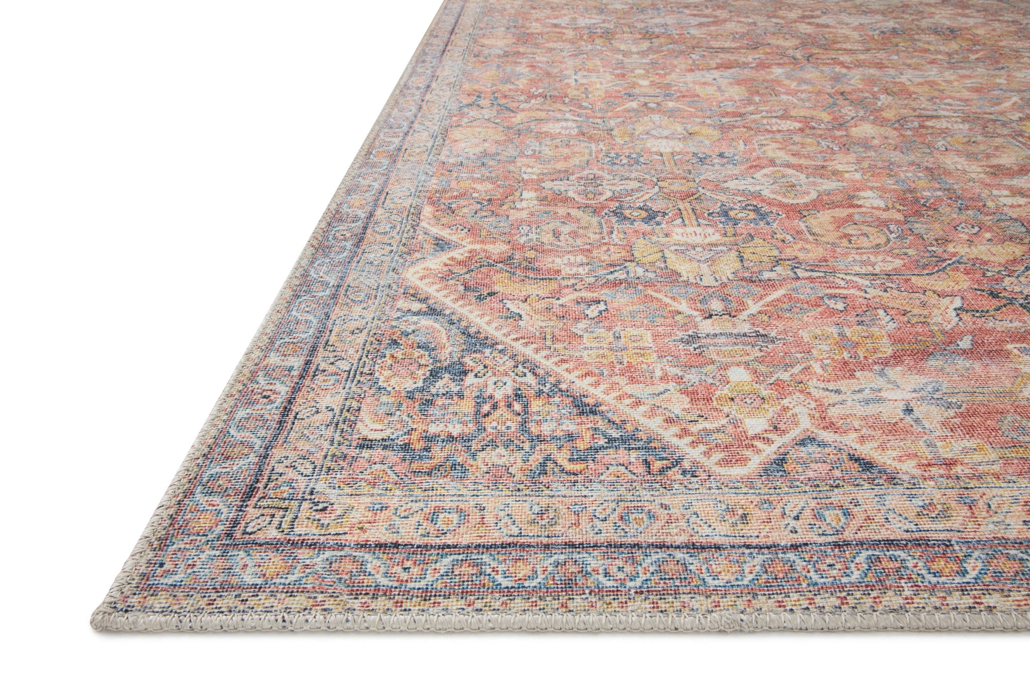 Loloi II Adrian Rust / Denim Rug