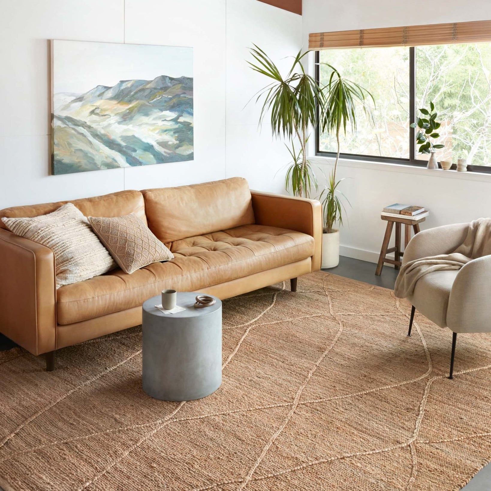 Loloi II Bodhi Natural Rug White Cliff Studio Area Rugs