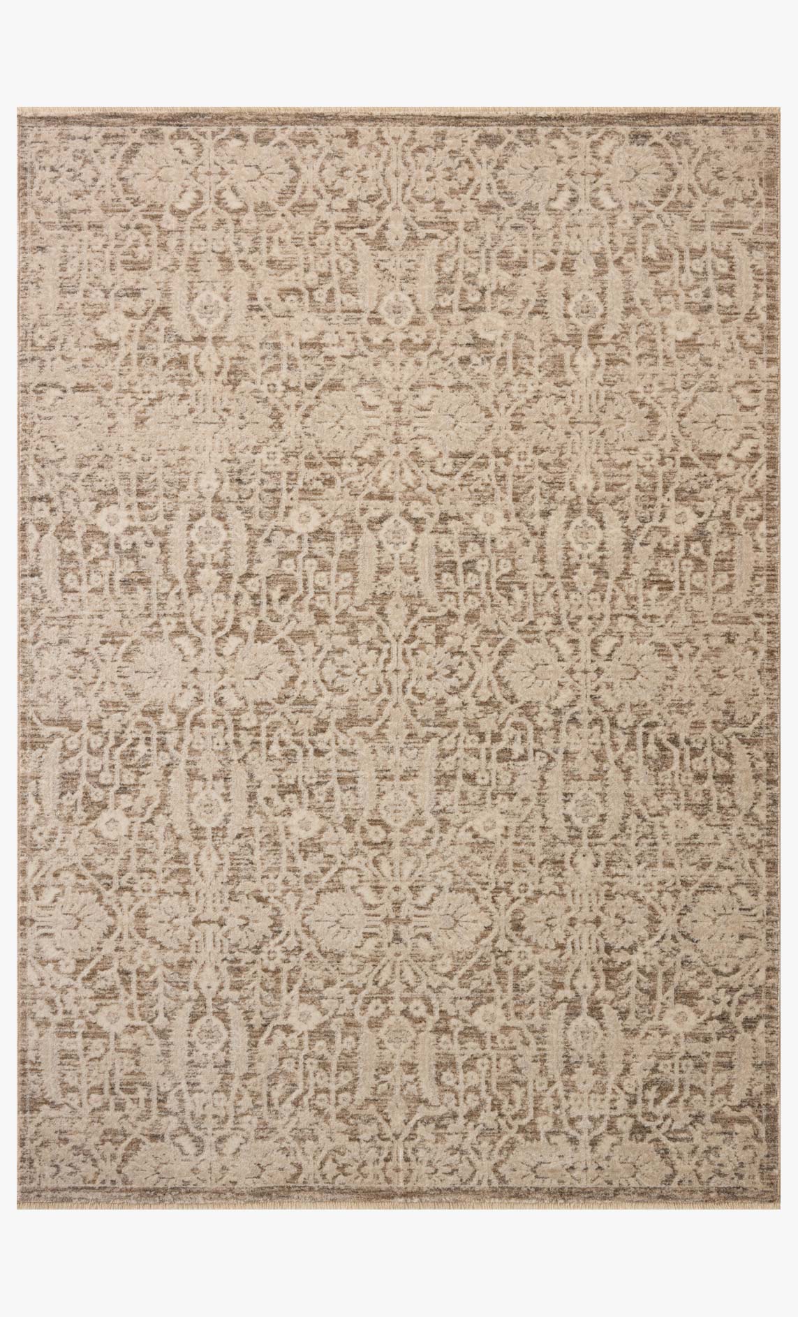 Loloi II Clarisse Fog / Bone Rug White Cliff Studio Area Rugs