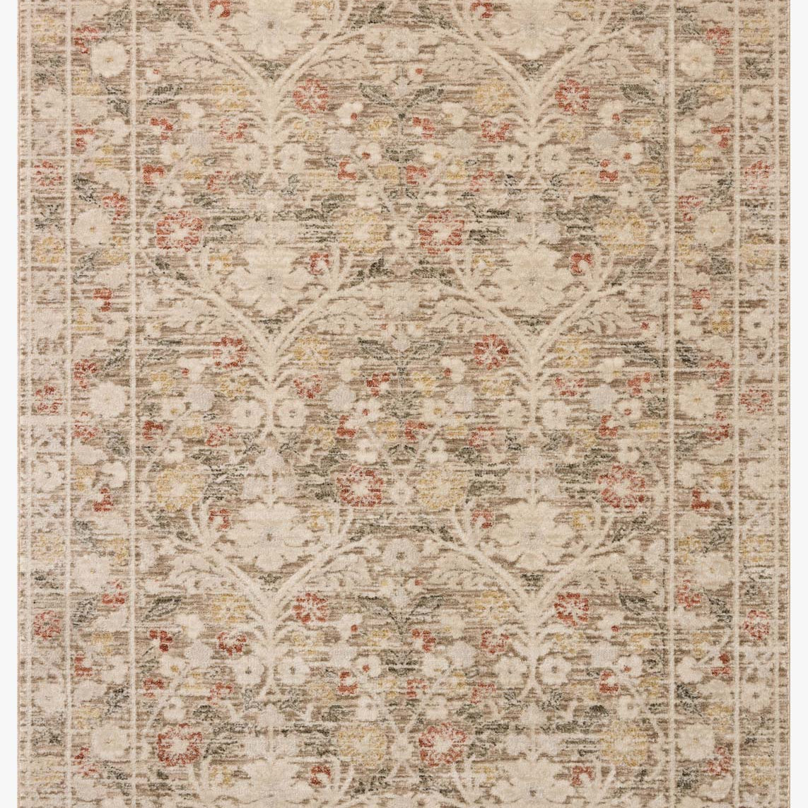 Loloi II Clarisse Grey / Multi Rug White Cliff Studio Area Rugs