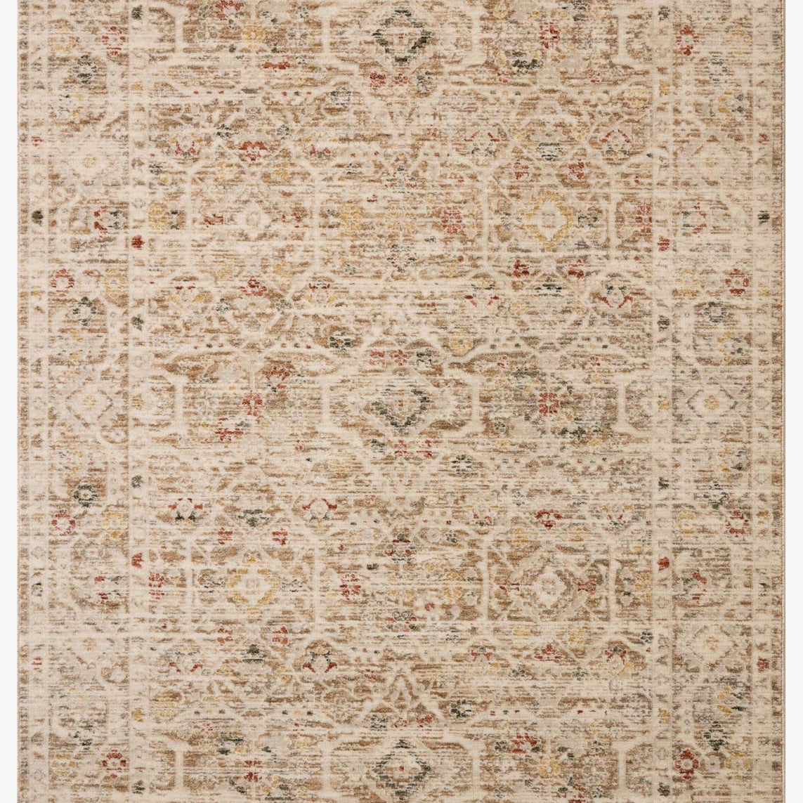 Loloi II Clarisse Natural / Multi Rug White Cliff Studio Area Rugs