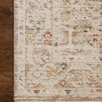 Loloi II Clarisse Natural / Multi Rug White Cliff Studio Area Rugs