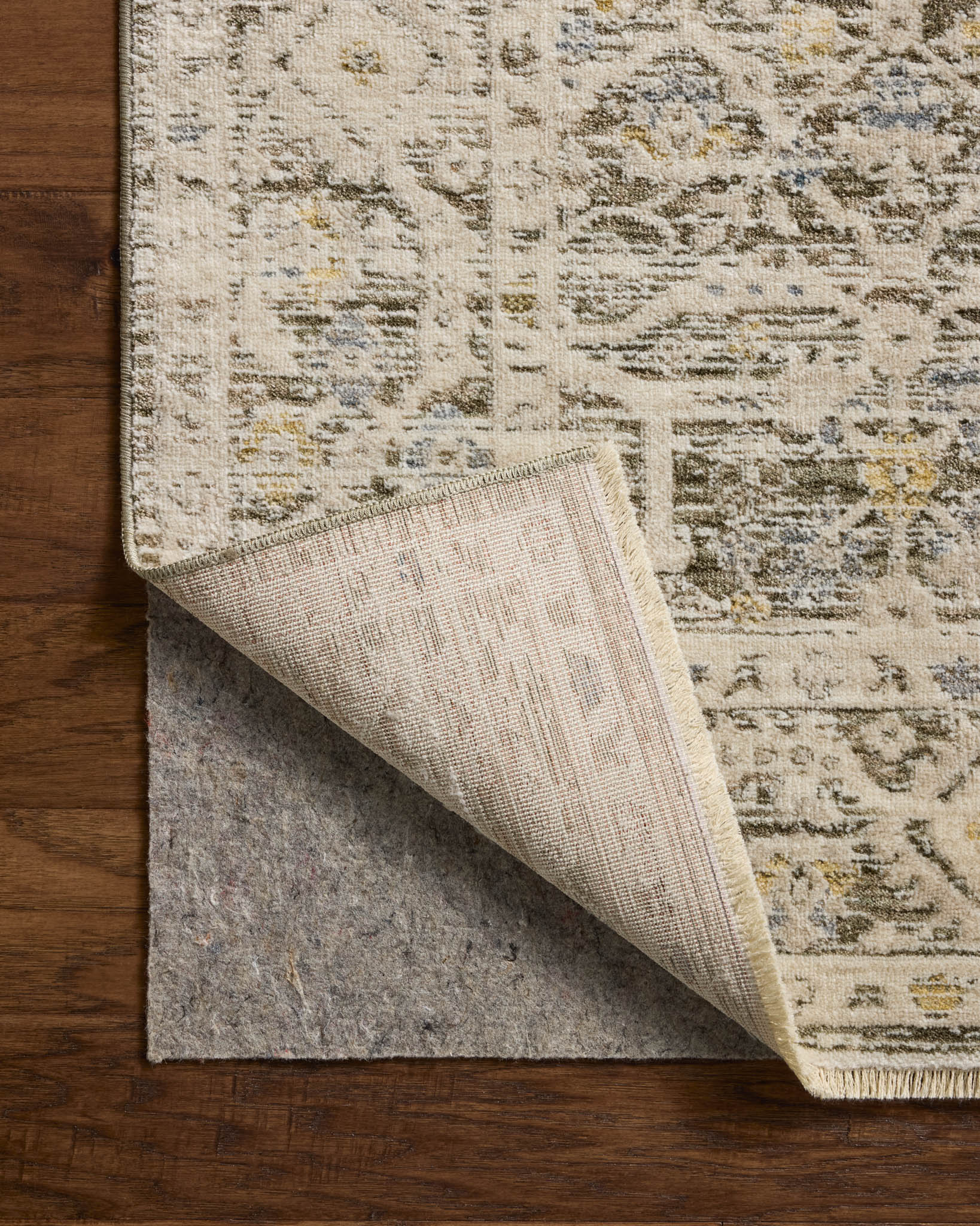 Loloi II Clarisse Olive / Ivory Rug White Cliff Studio Area Rugs