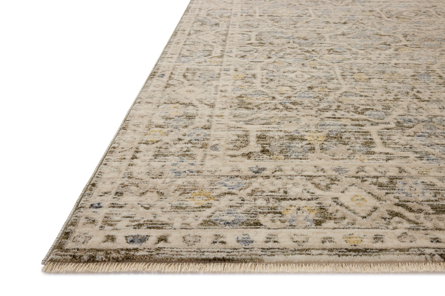 Loloi II Clarisse Olive / Ivory Rug White Cliff Studio Area Rugs