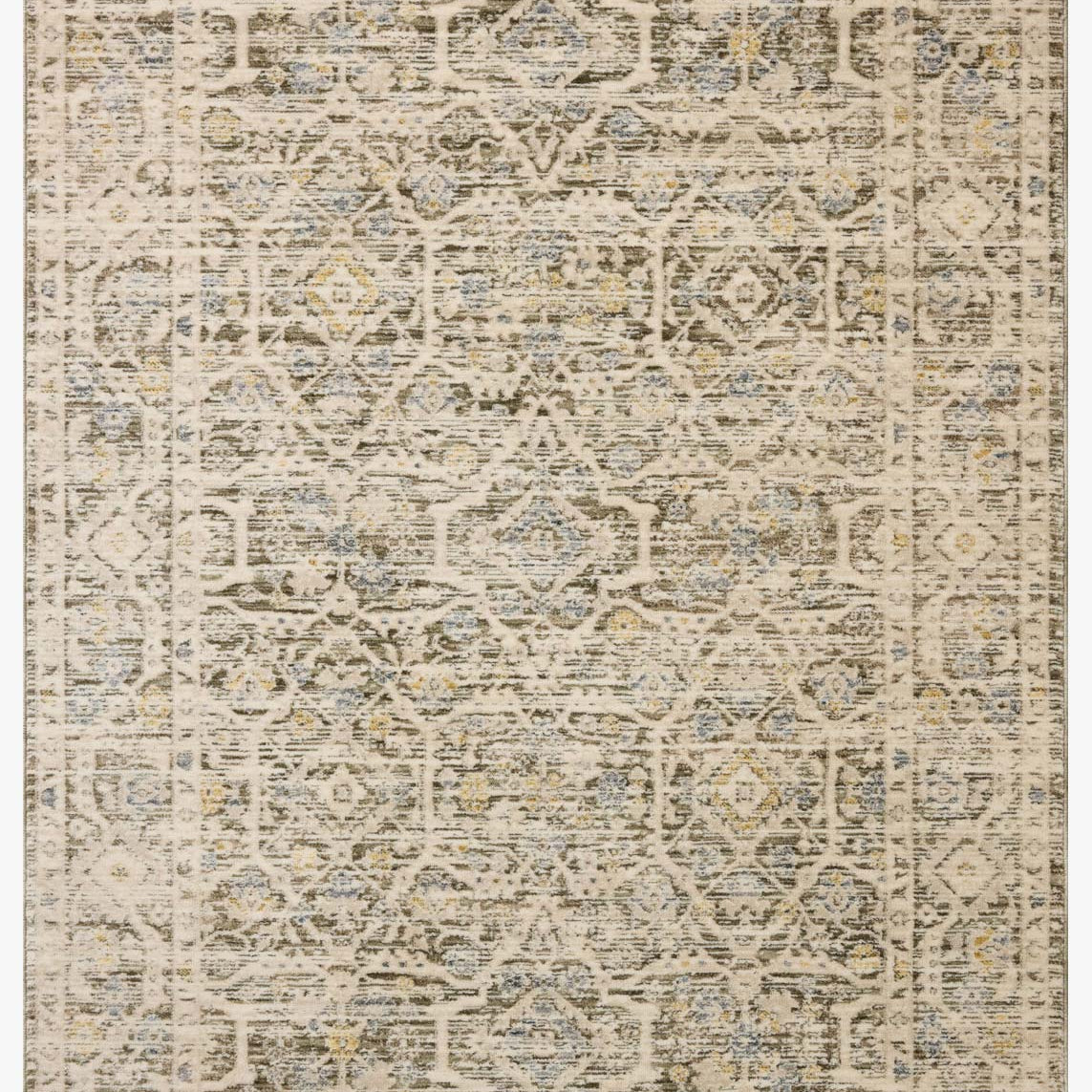 Loloi II Clarisse Olive / Ivory Rug White Cliff Studio Area Rugs