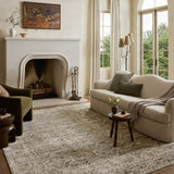 Loloi II Clarisse Olive / Ivory Rug White Cliff Studio Area Rugs
