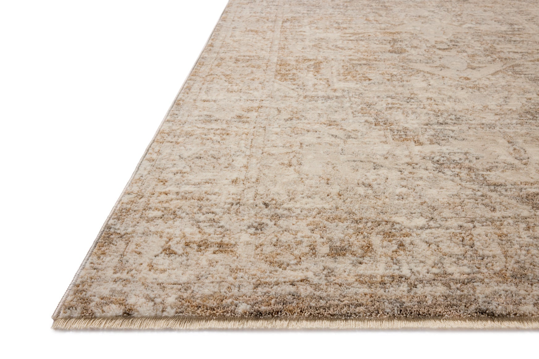 Loloi II Clarisse Smoke / Natural Rug White Cliff Studio Area Rugs