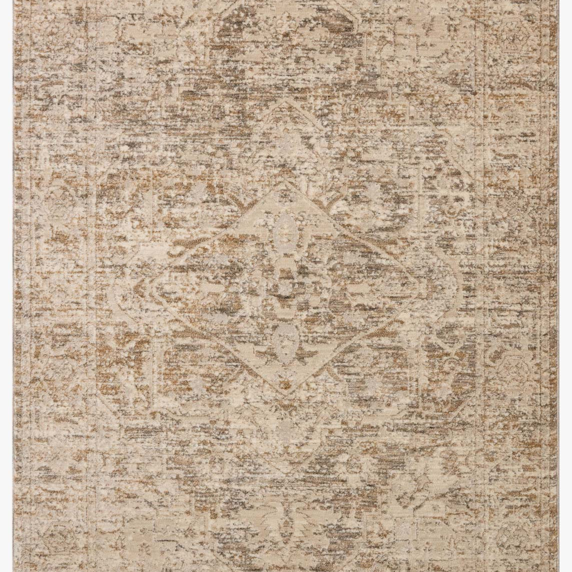 Loloi II Clarisse Smoke / Natural Rug White Cliff Studio Area Rugs