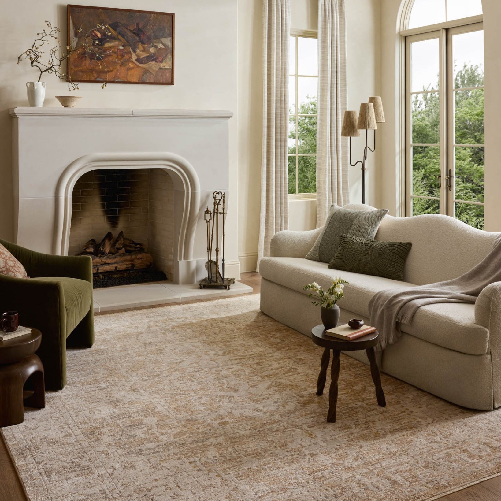 Loloi II Clarisse Taupe / Dove Rug White Cliff Studio Area Rugs