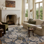 Loloi II Eileen Denim / Natural Rug White Cliff Studio Area Rugs