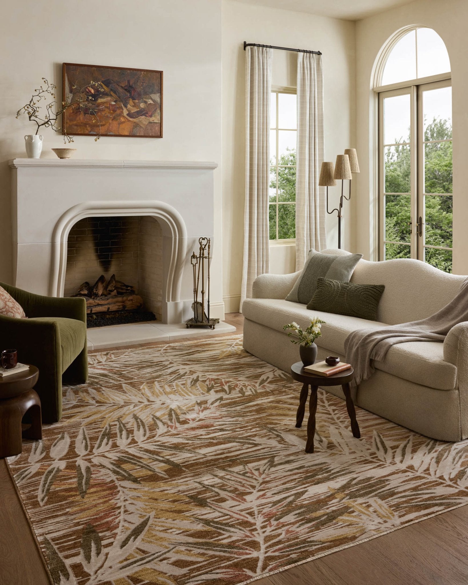 Loloi II Eileen Earth / Natural Rug White Cliff Studio Area Rugs