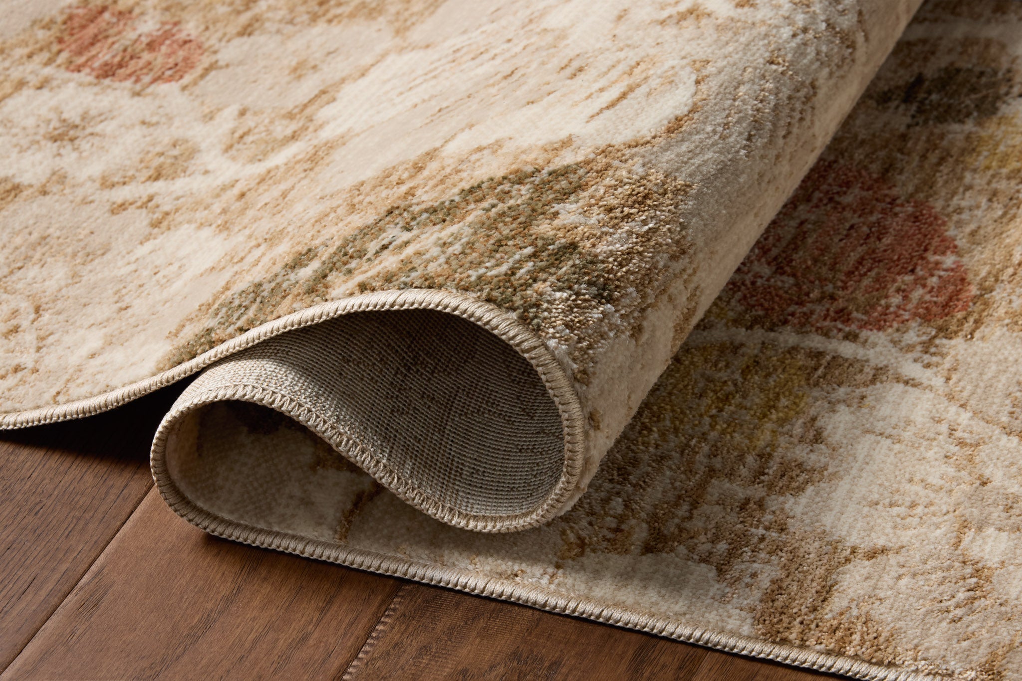 Loloi II Eileen Natural / Multi Rug White Cliff Studio Area Rugs