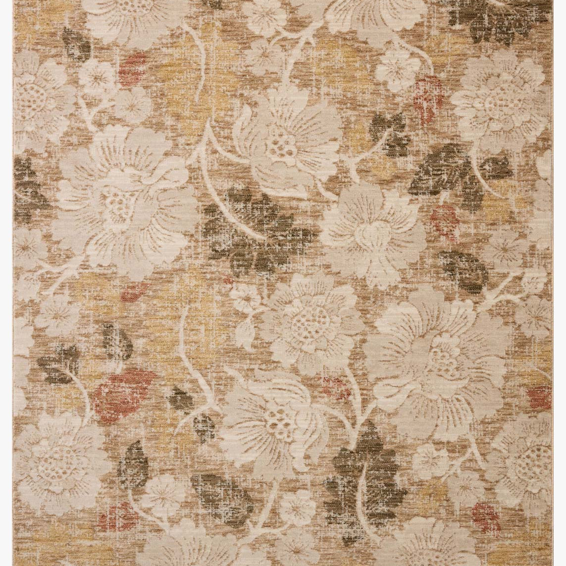 Loloi II Eileen Natural / Multi Rug White Cliff Studio Area Rugs